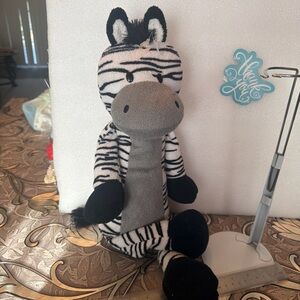 Striped Zebra Stuffed Animal Toy